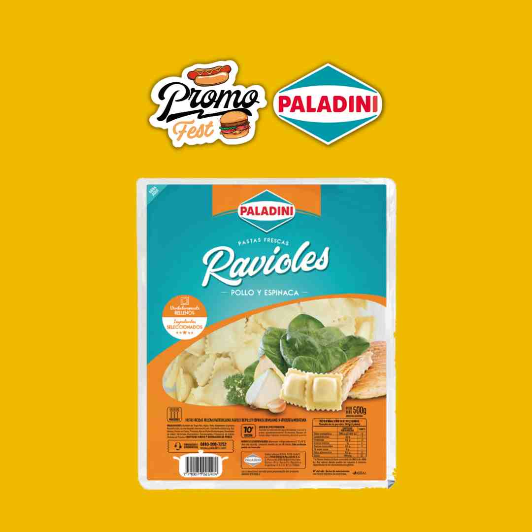 RAVIOLES POLLO Y ESPINACA X500GRS